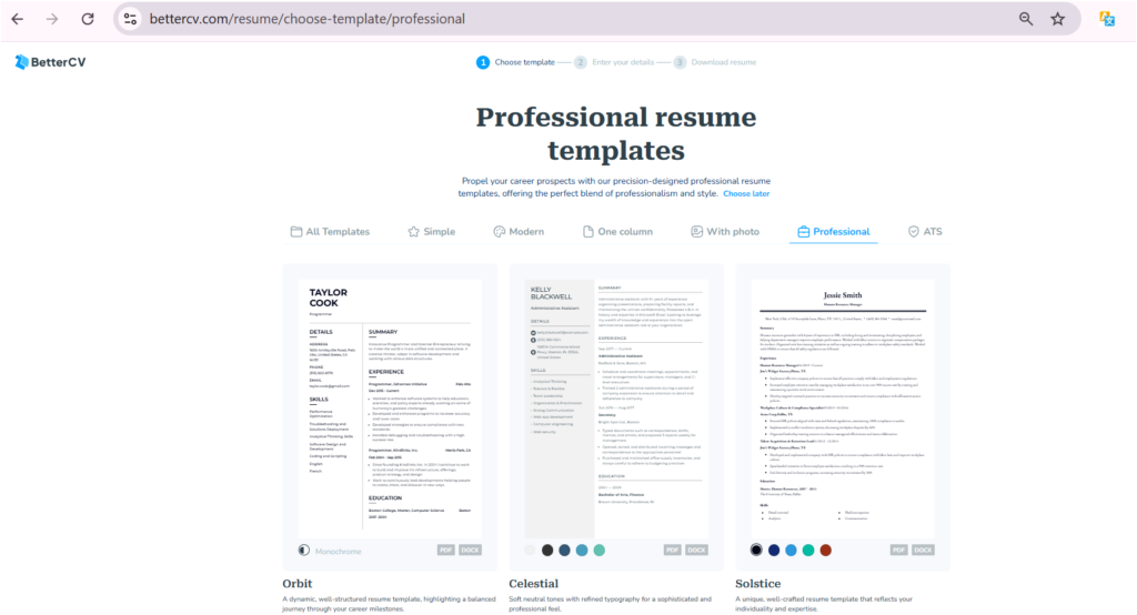 Resume Nerd Resume Templates