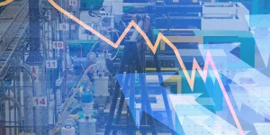 Manufacturing facility representing US job market trends 2023