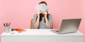 Professional negotiating salary at job offer meeting — salary negotiation pros and cons