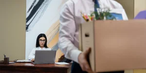 Corporate offices representing Atlassian and SiriusXM layoffs in 2023