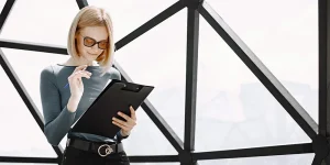 Hiring manager carefully reviewing candidate resume — inside the resume screening process