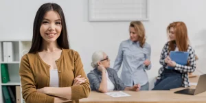 Confident professional demonstrating top personality traits — hiring expert favorites for resumes