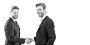 Professional receiving promotion and updating resume with achievement — showcase promotions on resume